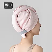 【日本霜山】吸水速乾擦髮巾/乾髮帽巾 (免吹頭/包頭毛巾/乾髮神器)- 粉