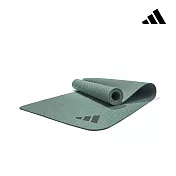 Adidas 環保壓紋瑜珈墊-4mm(五色) 琉璃綠