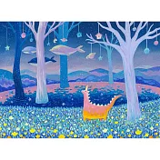 【玲廊滿藝】Nyumori-水晶之森的獨角龍19.8x27.3cm