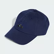 ADIDAS SAMBA DAD CAP 男女休閒帽-IX7497 S-M 藍色
