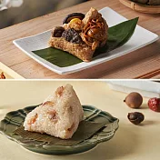 [圓山大飯店] 素釀雙珍禮盒6入(羊肚菌群菇素粽3入/桂圓高粱酒香粽3入)(含運)