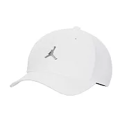NIKE J RISE CAP S CB MTL JM 休閒帽-FD5186100 S 白色