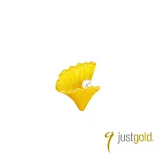 【Just Gold 鎮金店】綻美de Perle 黃金單耳耳環