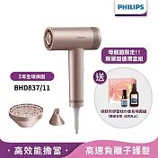 新上市【Philips飛利浦】BHD837/11高速負離子護髮BLDC吹風機(歐舒丹香氛噴霧)禮盒組
