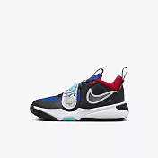 Nike Team Hustle D 11 SE PS [FJ1391-001] 中童 籃球鞋 運動 魔鬼氈 黑藍紅