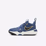 Nike Team Hustle D 11 KC PS [FZ7296-400] 中童 籃球鞋 運動 魔鬼氈 緩震 藍黑