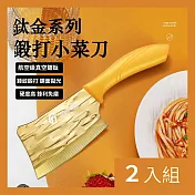CS22 切菜剁肉鈦金小菜刀 -2入