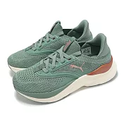 Puma 慢跑鞋 Softride Mayve Wns 女鞋 綠 玫瑰金 襪套 緩衝 運動鞋 31016014