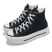 Converse 休閒鞋 All Star Lift Double Stack 男鞋 女鞋 黑 白 高筒 厚底 增高 A12975C