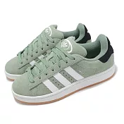 adidas 休閒鞋 Campus 00S J 大童 女鞋 綠 白 膠底 復古 麂皮 Y2K 愛迪達 JI0283