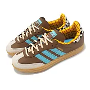 adidas x 玩具總動員 休閒鞋 Samba OG C 中童 棕 藍 胡迪 聯名 小朋友 德訓鞋 愛迪達 JI3099