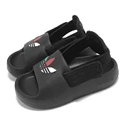 adidas 涼鞋 adiFom Adilette I 小童 黑 魔鬼氈 可拆式 小朋友 嬰兒鞋 學步鞋 愛迪達 JP5530