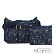 LeSportsac - Standard 雙口袋A4大書包-附化妝包 (流蘇穗繩)