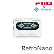 FIIO X SNOWSKY RETRO NANO  隨身藍牙音樂接收器 -白色款