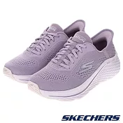 SKECHERS GO RUN MAX CUSHIONING ELITE 2.0 寬楦款 女 慢跑鞋-129606WMVE US6 紫色