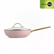GreenPan PADOVA 炒鍋28cm(含蓋)-嫩頰粉