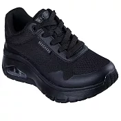 Skechers Uno Flex [177794BBK] 女 運動休閒鞋 增高 舒適 穿搭 黑