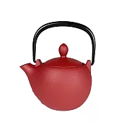 福介商店 南部鐵器 日本鑄鐵壺 IWACHU 岩鑄 栗型 彩壺0.3L-艷消赤茶