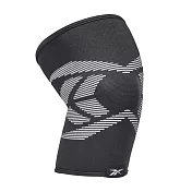 【Reebok】Knee Support 透氣運動護膝 (單入組) S Black/Grey