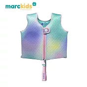 【MARCUS＆MARCUS】Marckids兒童游泳浮力背心(L)-幻彩