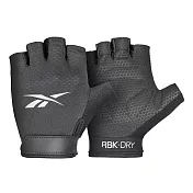 【Reebok】Fitness Gloves 短指透氣健身手套 S Black