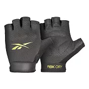 【Reebok】Fitness Gloves 短指透氣健身手套 XS Yellow