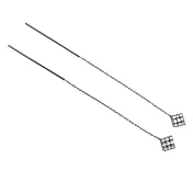 ROYAL DAMON 羅亞戴蒙 迷你滿鑽方耳針-垂鍊式