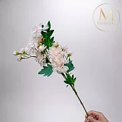 【Floral M】居家花仙子芍藥香檳橙仿真花花材（1入/組）