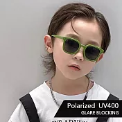 【SUNS】兒童偏光太陽眼鏡 韓版ins經典墨鏡 彈力壓不壞材質  寶麗來鏡片 抗UV400 S088 耀眼綠