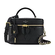 Louis Vuitton Vanity PM Empreinte粒面牛皮鎖掛化妝包  (黑色)