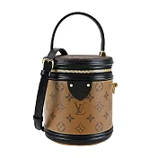 Louis Vuitton Cannes Monogram Reverse 帆布化妝包 (棕色)
