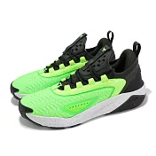 Under Armour 訓練鞋 Project Rock 7 男鞋 黑 螢光綠 緩衝 支撐 巨石強森 多功能 運動鞋 UA 3027600310