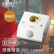 【太星電工】紅外線感應燈座 WD612