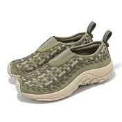 Merrell 休閒鞋 Jungle Moc EVO Woven SE 1TRL 女鞋 綠 編織 麂皮 懶人鞋 ML007676