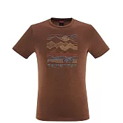 Lafuma 男 SHIFT TEE 短袖上衣 咖啡-LFV124199930 S 棕色