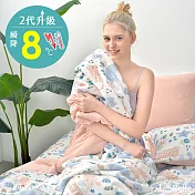 義大利La Belle《早安貓咪》超COOL超涼感蠶絲蛋白抗菌涼被(150*200CM)