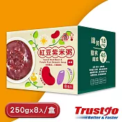 【美式賣場】福記 紅豆紫米粥 (250公克 X 8入)