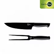 GreenPan Chop & Grill 不沾肉叉主廚刀兩件組