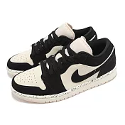 Nike 休閒鞋 Wmns Air Jordan 1 Low 女鞋 男鞋 黑 淡粉 潑墨 AJ1 DC0774-003
