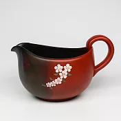 福介商店 日本陶器 常滑燒 玉光 窯變小花 茶海0.32L