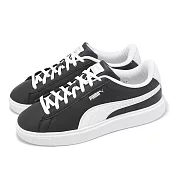Puma 休閒鞋 Lajla Clean Wns 女鞋 黑 白 皮革 復古 板鞋 39773504