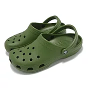 Crocs 涼拖鞋 Classic 男鞋 女鞋 洞洞鞋 深藻綠色 經典 克駱格 布希鞋 卡駱馳 100013AC