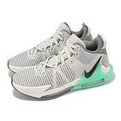 Nike 籃球鞋 LeBron Witness 7 VII 男鞋 LBJ 米灰 綠 氣墊 支撐 DM1123-006