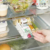 【日本ISETO】日製懸掛式冰箱抽屜儲物盒-寬版