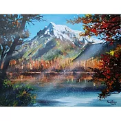 【玲廊滿藝】曾啟文-遙望鹿蹤27x35cm