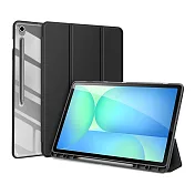 DUX DUCIS SAMSUNG 三星 Tab S10 FE+ TOBY 筆槽皮套 平板皮套 翻蓋皮套 -黑色