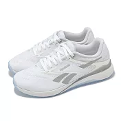 Reebok 訓練鞋 Nano X5 女鞋 白 灰 緩衝 雙密度 穩定 多功能 運動鞋 100209371