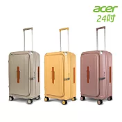 【Acer 宏碁】布里斯本前開式/側開式行李箱 24吋 摩頓沙