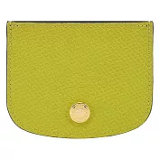 LONGCHAMP ÉPURE系列牛皮卡片夾 奇異果綠
