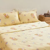 小熊維尼玩耍100%天絲雙人薄被套